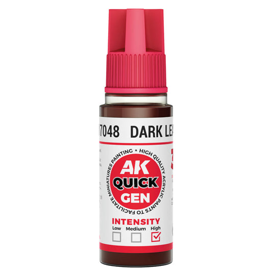 AK Interactive Quick Gen - Dark Leather 18ml AK17048