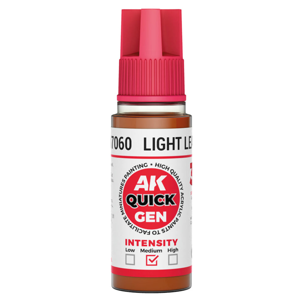 AK Interactive Quick Gen - Light Leather 18ml AK17060