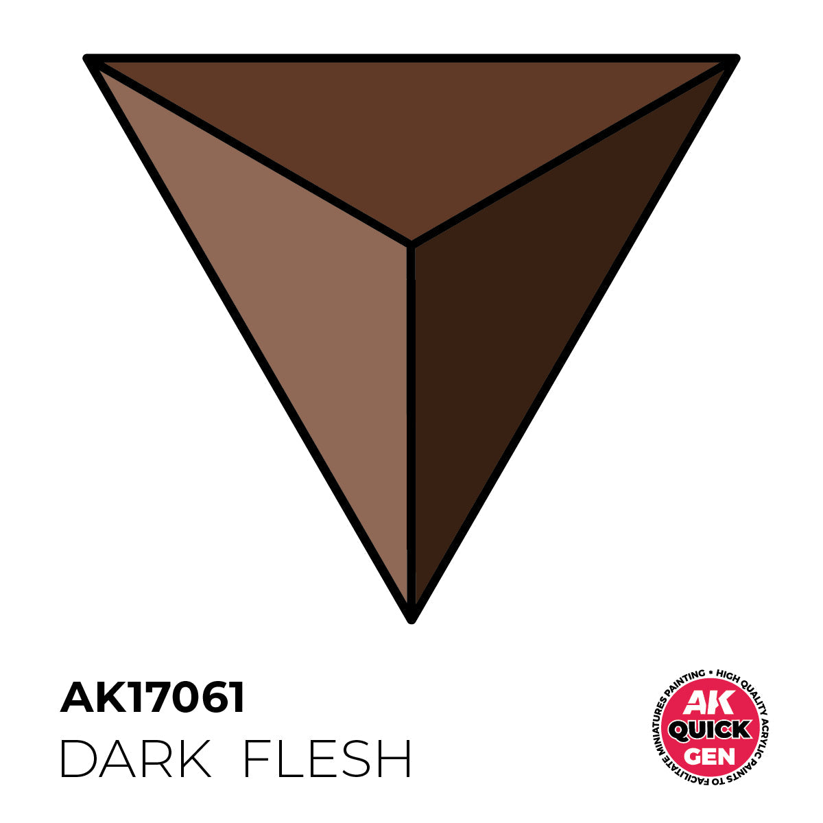 AK Interactive Quick Gen - Dark Flesh 18ml AK17061