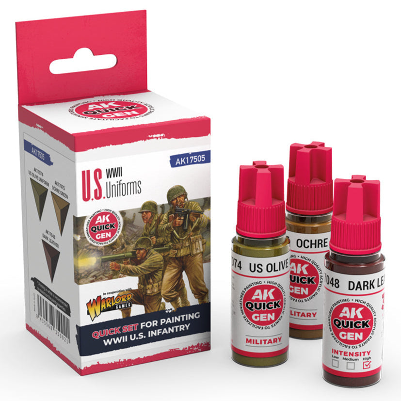 AK Interactive Quick Gen Set - US Uniforms AK17505