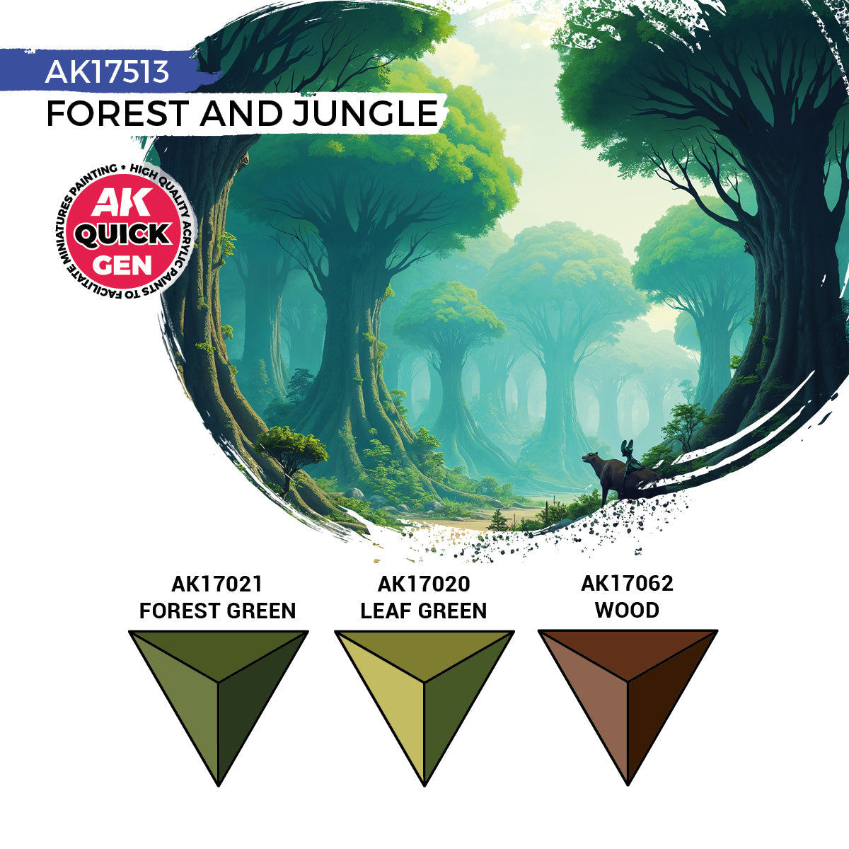 AK Interactive Quick Gen Set - Forest & Jungle AK17513