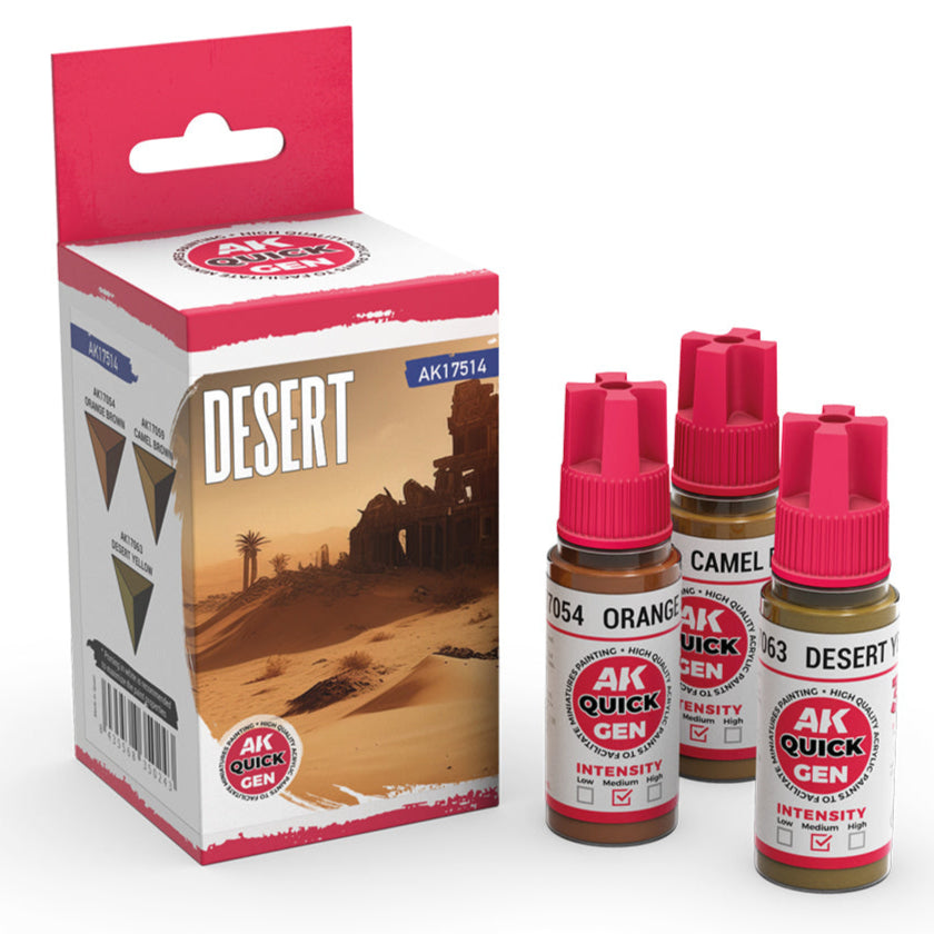 AK Interactive Quick Gen Set - Desert AK17514