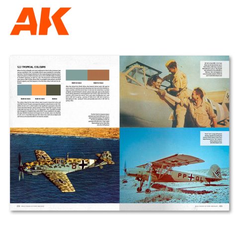 AK Interactive Real colors of WWII Aircraft (English)