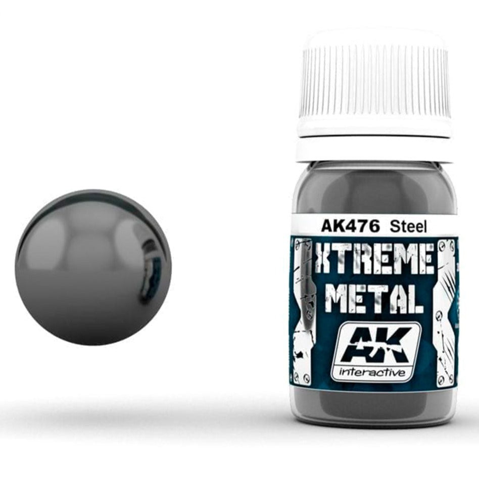 AK Interactive XTREME METAL Steel AK476