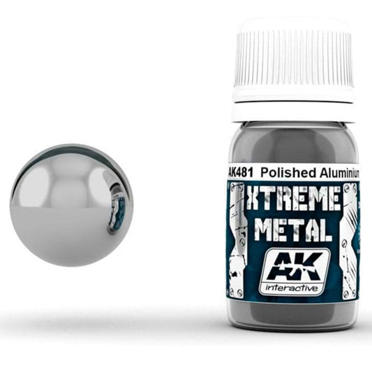 AK interactive XTREME METAL Polished Aluminium AK481