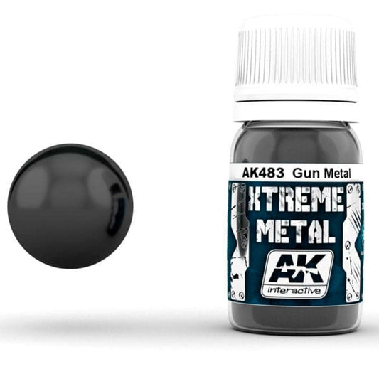 AK interactive XTREME METAL Gun Metal AK483
