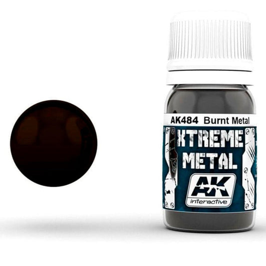 AK Interactive XTREME METAL Burnt Metal AK484