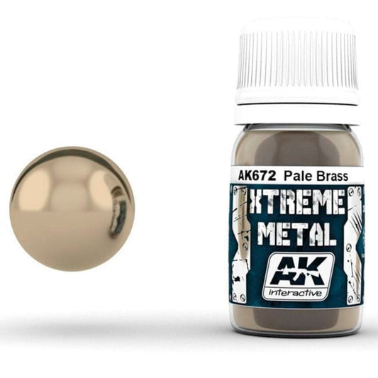 AK Interactive XTREME METAL Pale Brass AK672