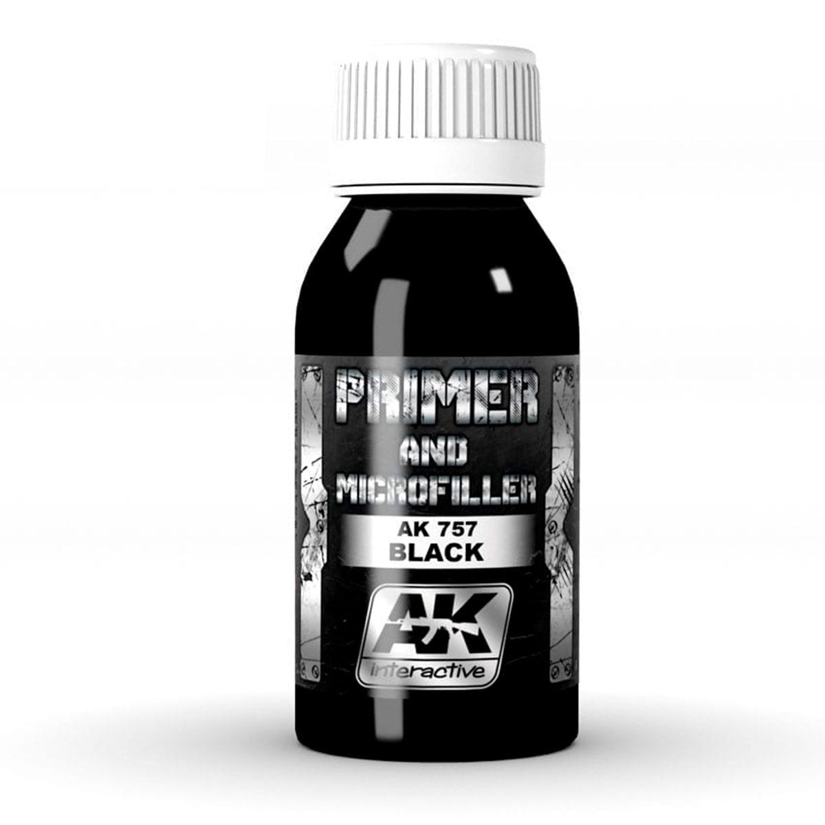 AK Interactive Black Primer & Microfiller 100ml AK757