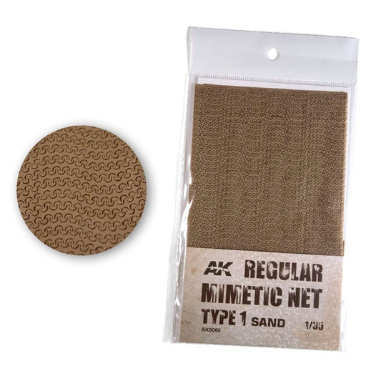 AK Interactive Camouflage Net Type 1 (Sand) 1/35 Scale