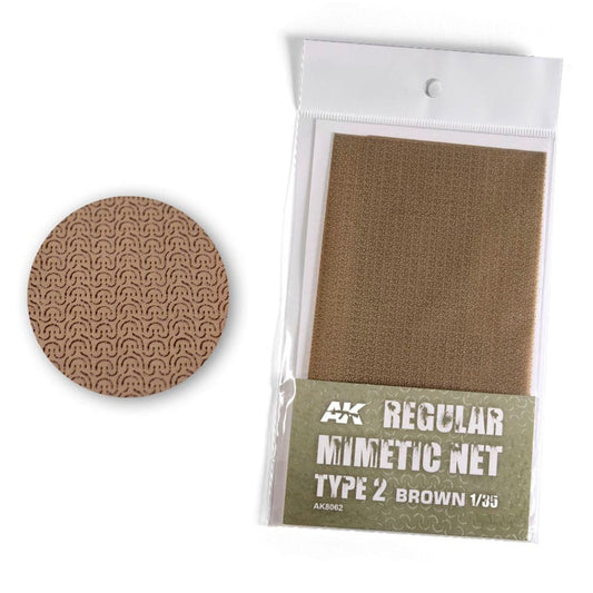 AK Interactive Regular Mimetic Net Type 2 Brown AK8062