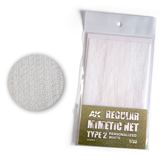 AK Interactive Camouflage Net Type 2 (White) 1/35 Scale