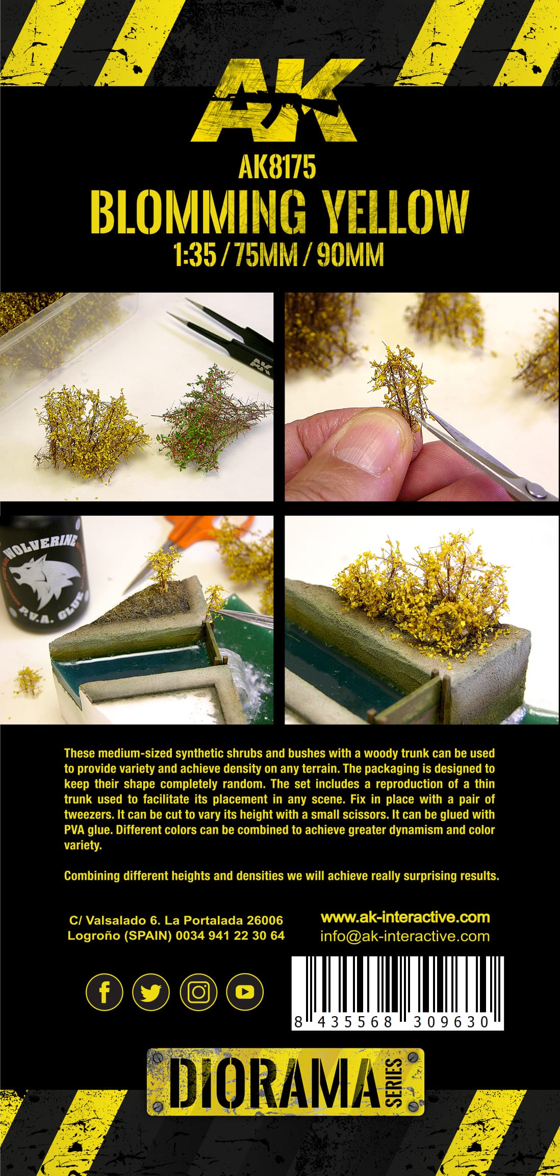 AK Interactive - Blomming Yellow Shrubberies AK8175