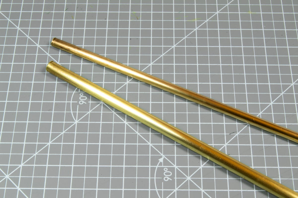 AK Interactive - Brass Pipes 1.0mm, 5 Units AK9109