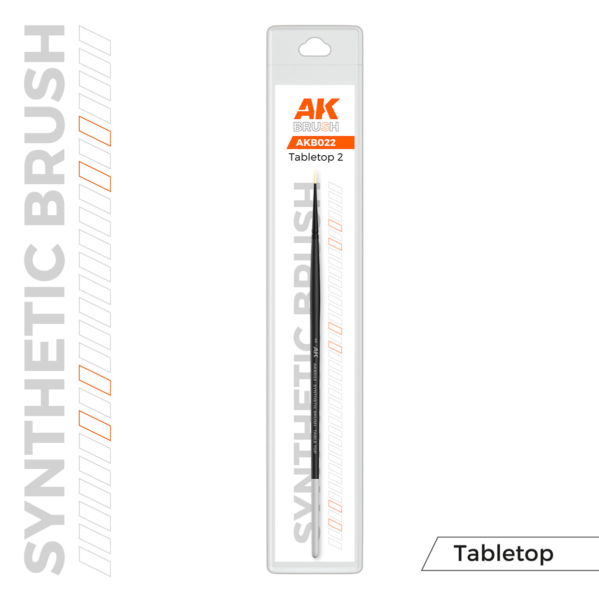 AK Interactive SYNTHETIC TABLETOP BRUSH - 2