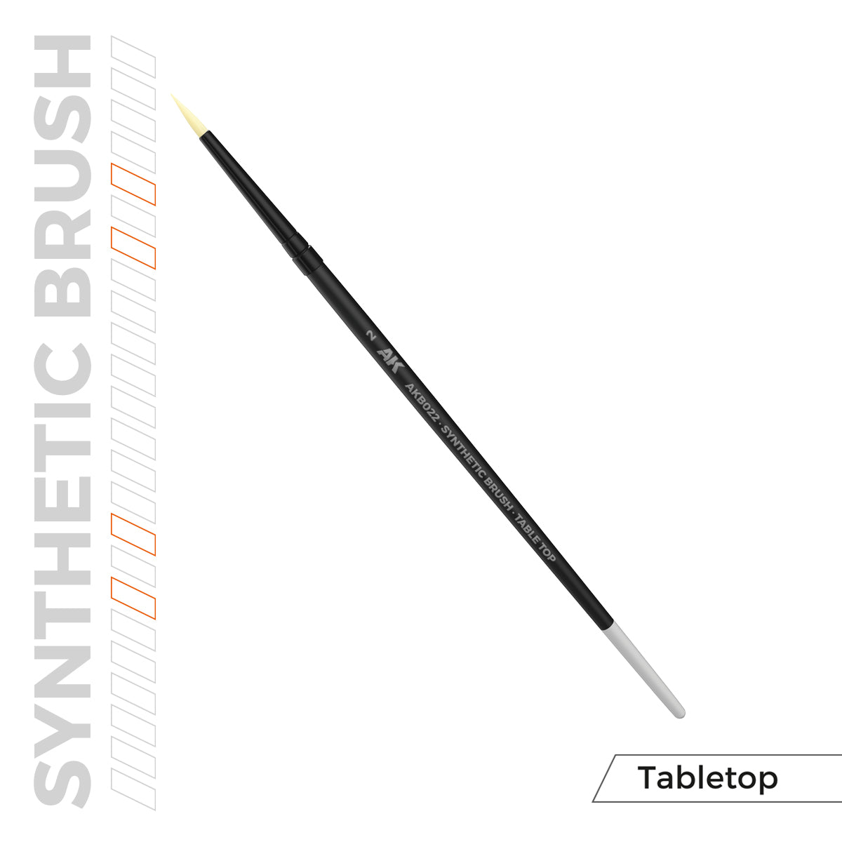 AK Interactive SYNTHETIC TABLETOP BRUSH - 2