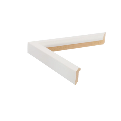 Angle I White Picture Frame, 8x8"