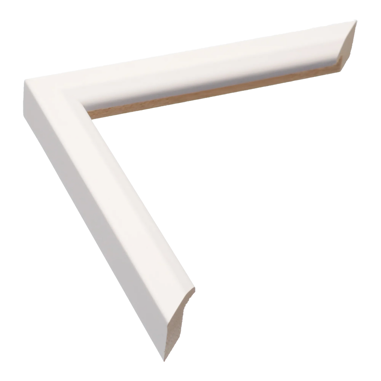 Angle I White Picture Frame, A4
