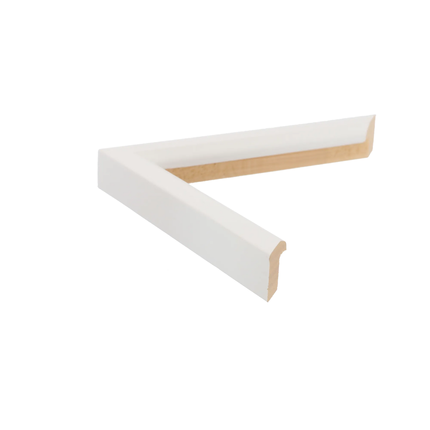 Angle I White Picture Frame, A4