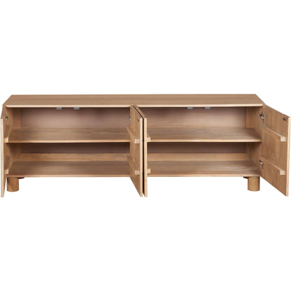 Ajmer Solid Wood Large Low Board TV Cabinet