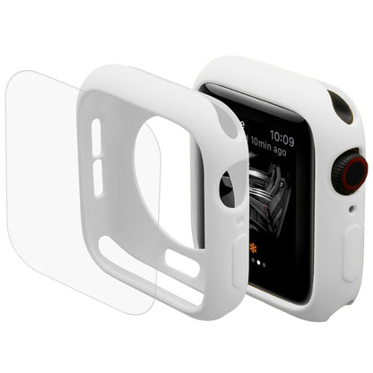 ENKAY Hat-Prince 2 in 1 TPU Semi-clad Protective Shell + 3D Full Screen PET Curved Heat Bending HD Screen Protector for Apple Watch Series 6 / 5 / 4 / SE3 / 2 / 1 40mm, 40mm