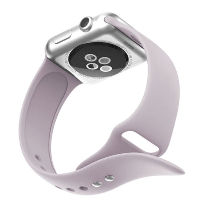 Double Rivets Silicone Watch Band for Apple Watch Series 3 & 2 & 1 42mm, Apple Watch 42mm