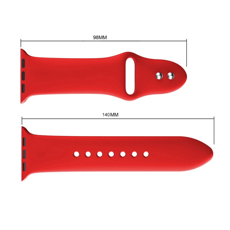 Double Rivets Silicone Watch Band for Apple Watch Series 3 & 2 & 1 42mm, Apple Watch 42mm