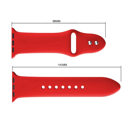 Double Rivets Silicone Watch Band for Apple Watch Series 3 & 2 & 1 42mm, Apple Watch 42mm