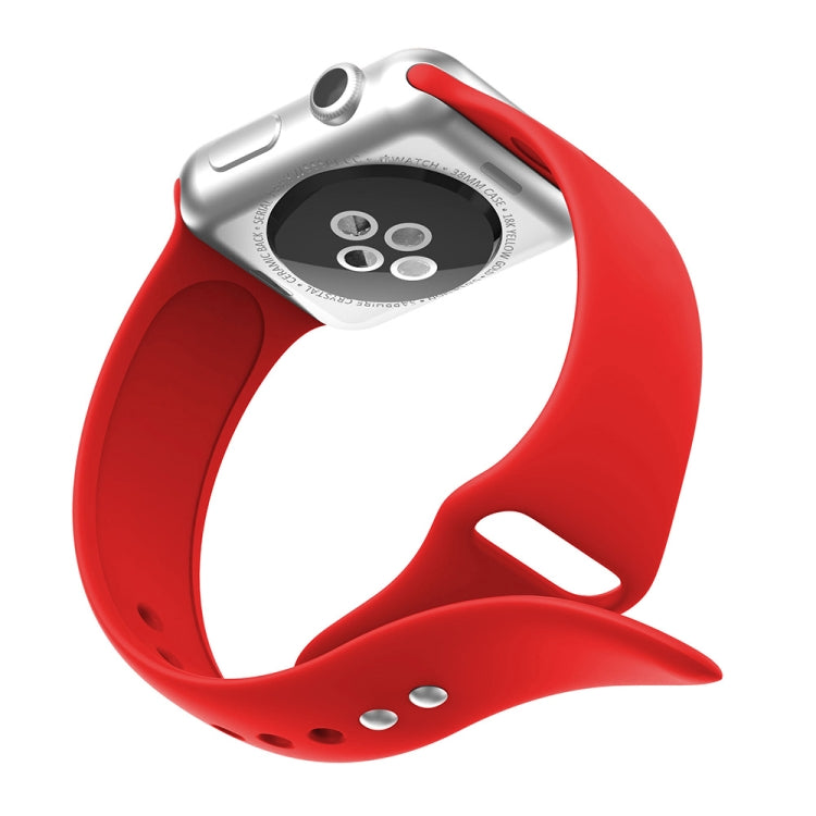 Double Rivets Silicone Watch Band for Apple Watch Series 3 & 2 & 1 42mm, Apple Watch 42mm