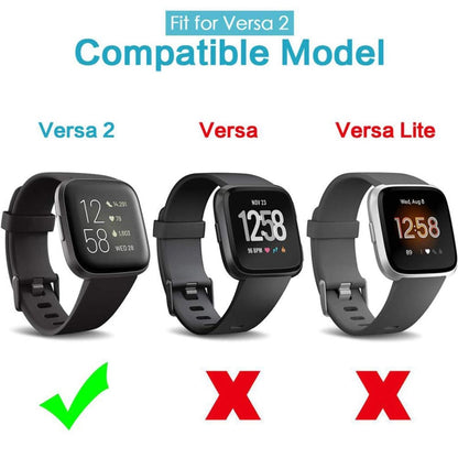 For Fitbit Versa 2 Charger Charging Dock Base Stand Holder with 1m Charging Cable