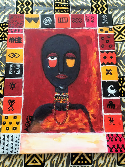 ABOVE STANDARDS Acrylic paint on canvas