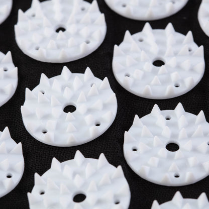 Acupressure Mat & Pillow (White)