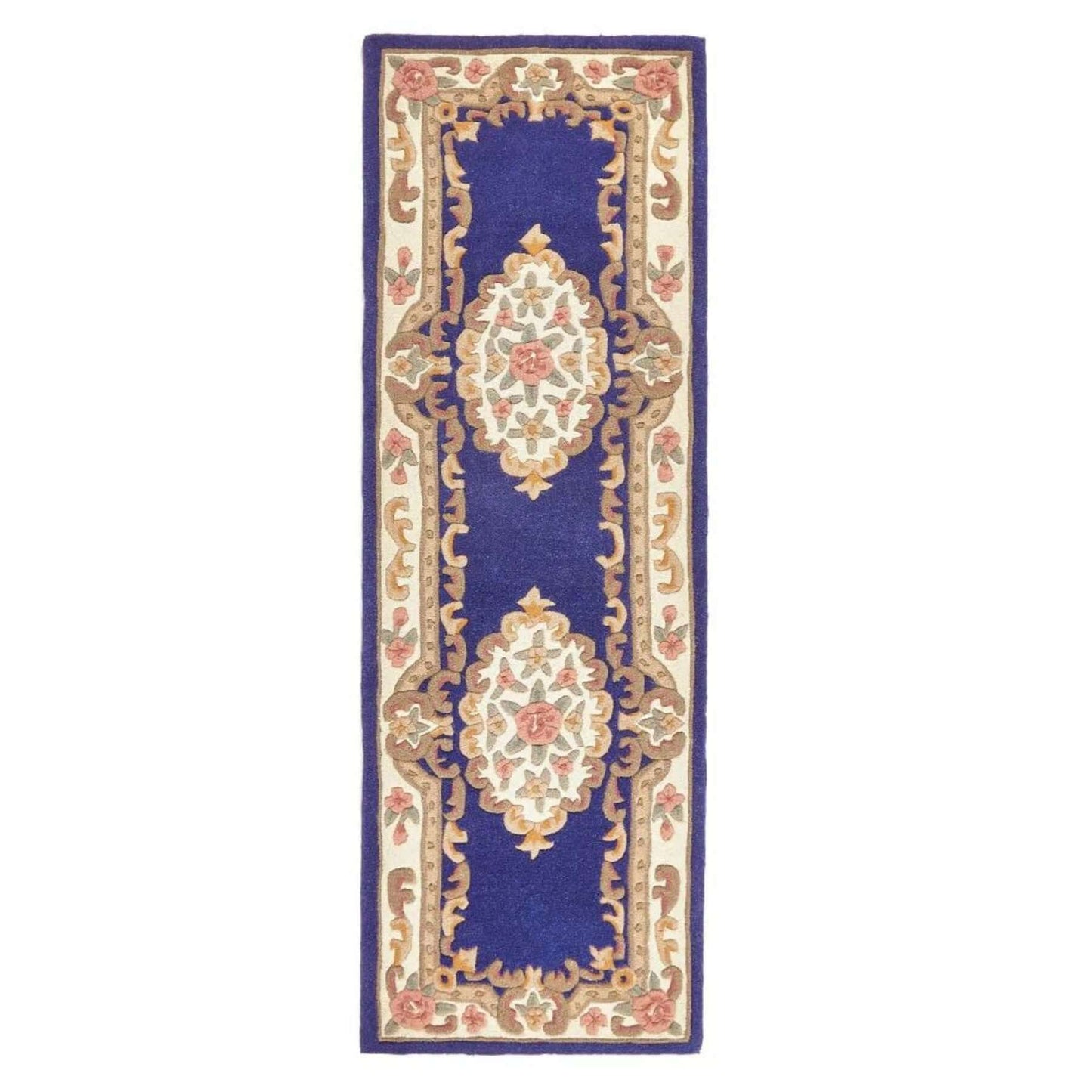 Shensi Navy Medallion Rug