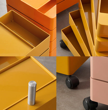 Afar Side Table With Storage & Trolley