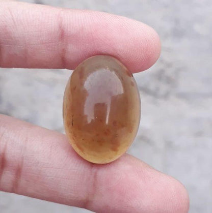 12.6ct Natural Amber Cabochon - also called Gold of the North - 24.8x17.8mm