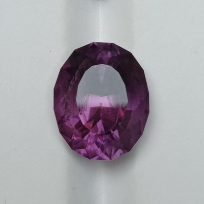 12.45ct Amethyst Fancy Cut - Natural Amethyst Crystal - 17x14x10mm