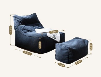 Andra Beanbag And Footstool