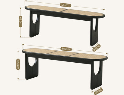 Angelia Vine Woven Bench
