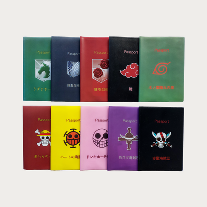 Attack on Titan Garrison Red Passport Cover