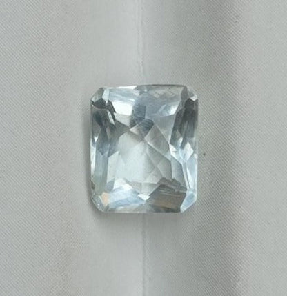 1.75ct Natural Aquamarine with Green Hue - March Birthstone - 9x8x6mm