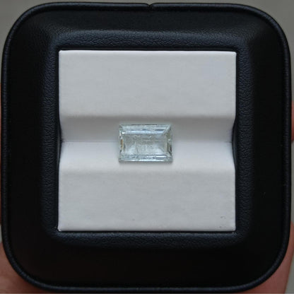 2.7ct Natual Aquamarine Crystal Rectangular Cut - March Birthstone - 10.5x7x4mm