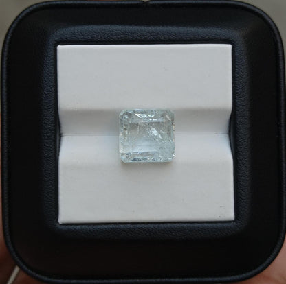 8ct Natural Aquamarine Gemstone - March Birthstone - 10.8x10x8mm