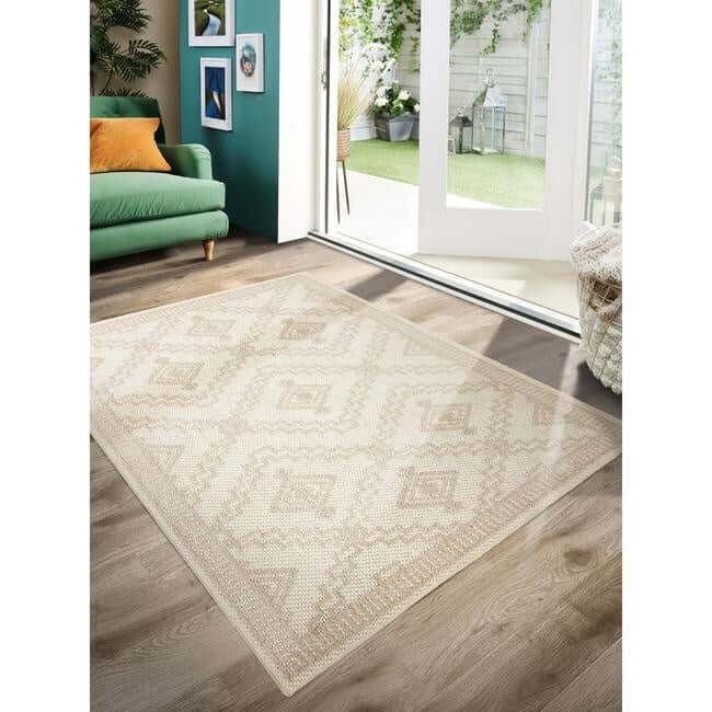 Rustic Rug Diamond Design