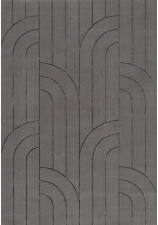 Aura Collection Rug Flint in Grey