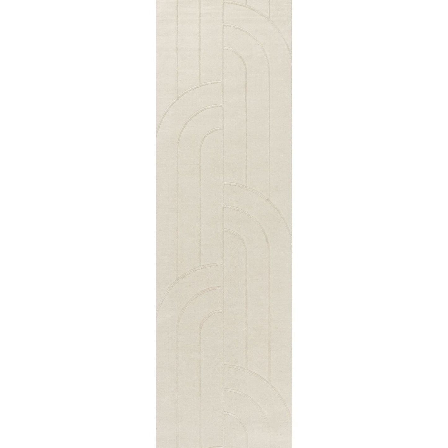 Aura Collection Rug Halo in Cream