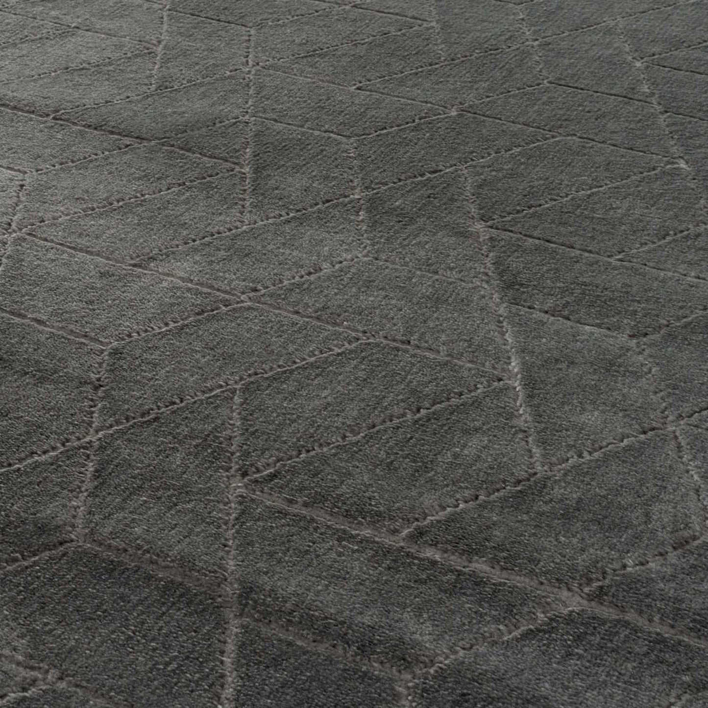 Aura Collection Rug Monolith in Grey