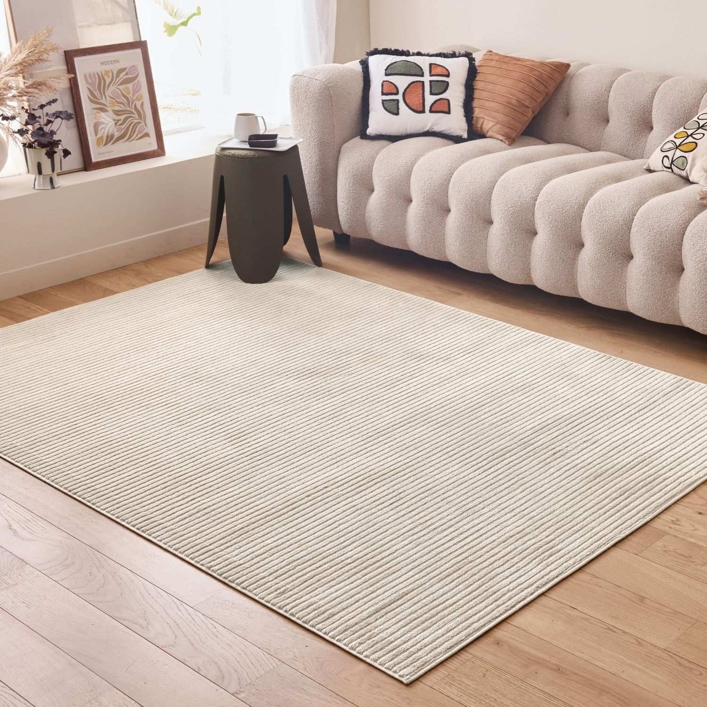 Aura Collection Rug Pearl in Cream