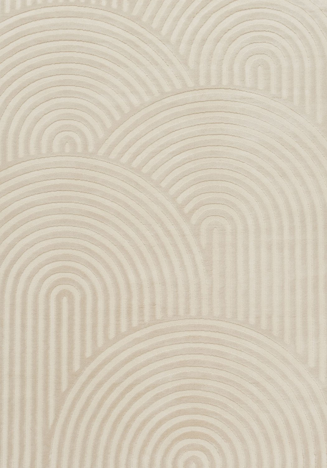 Aura Collection Rug Ripple in Cream