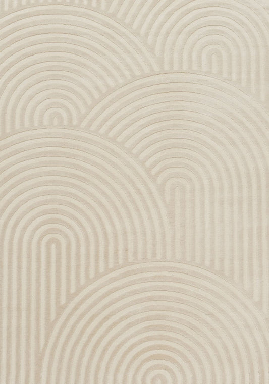 Aura Collection Rug Ripple in Cream