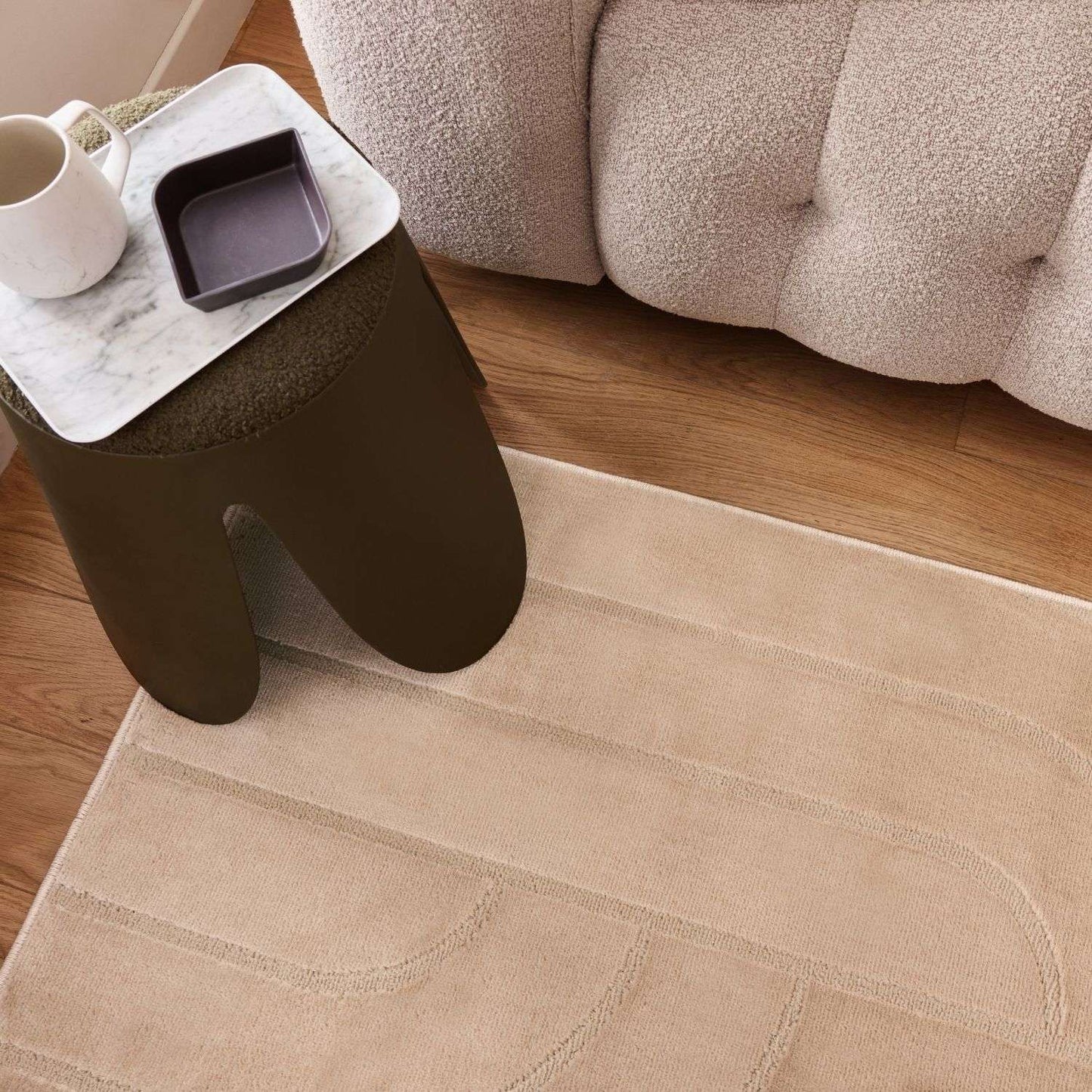 Aura Collection Rug Sable in Beige
